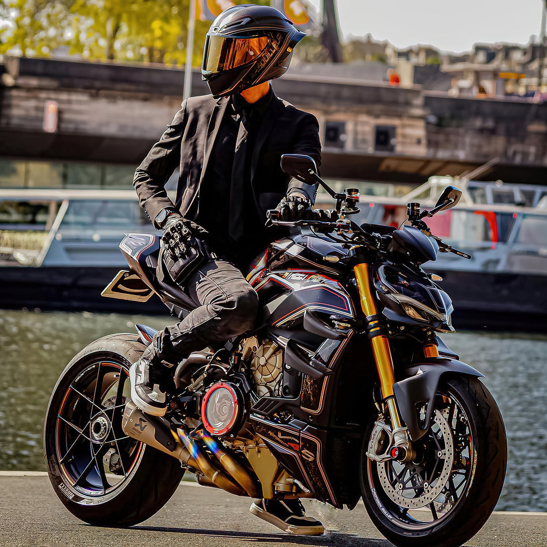 Casual Waterproof Motorcycle Riding Boots