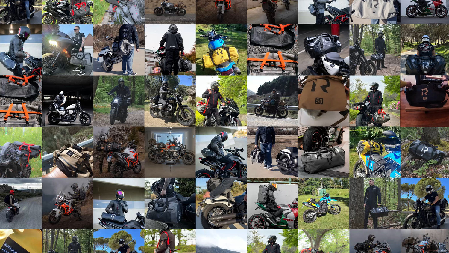 waterproof motorcycle riding tail bag