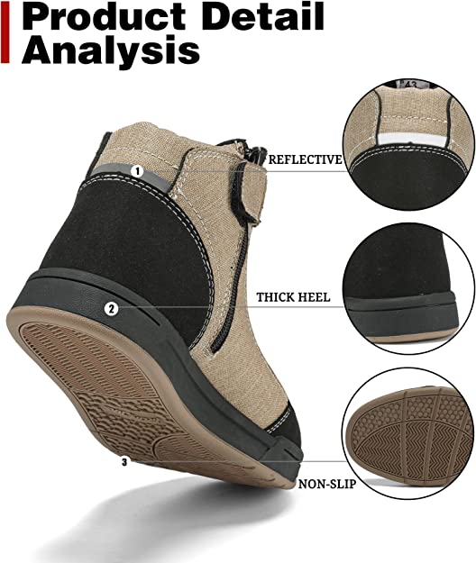 IRONJIAS Brown Urban Breathable Anti-Slip Short Protective Motorcycle Shoes