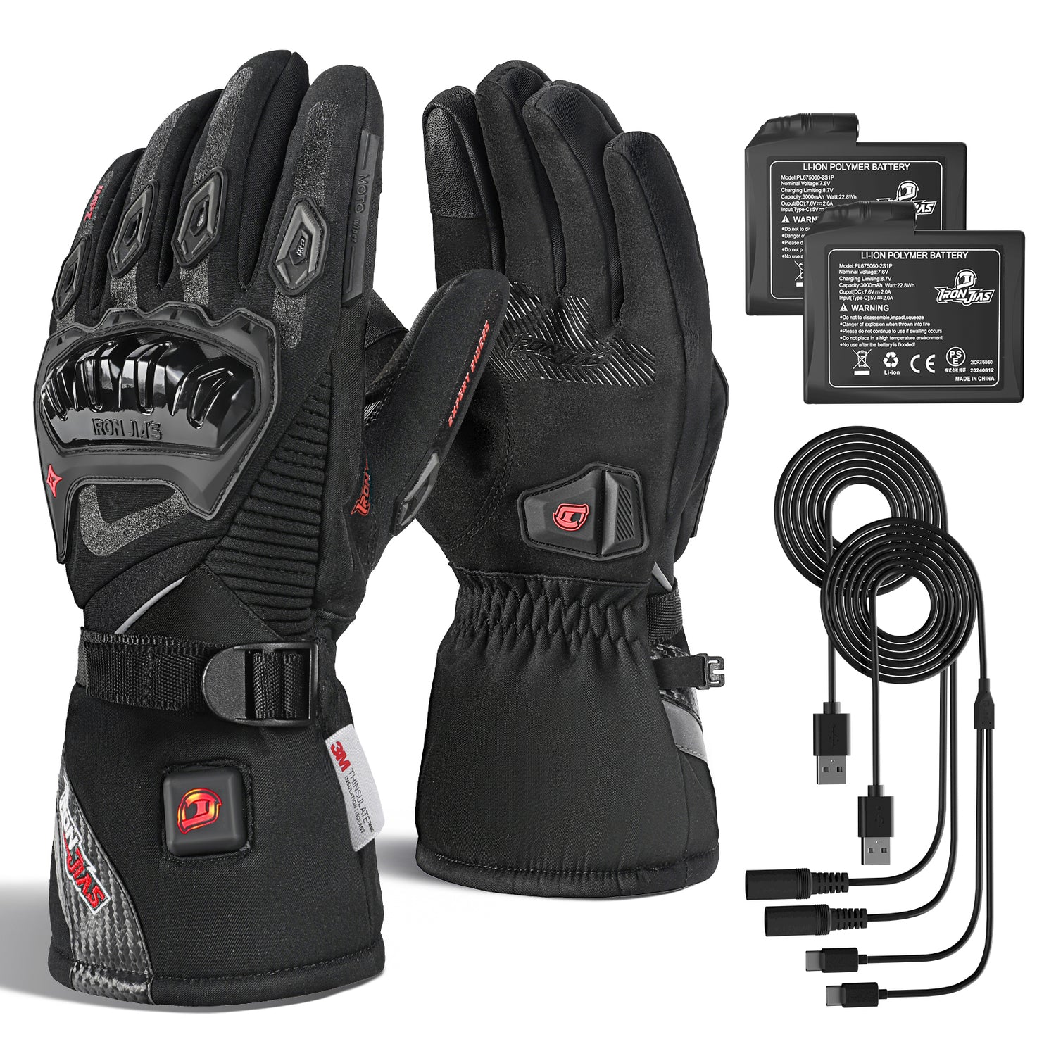 Waterproof Heated Motorcycle Gloves | AXE01H – IRONJIAS