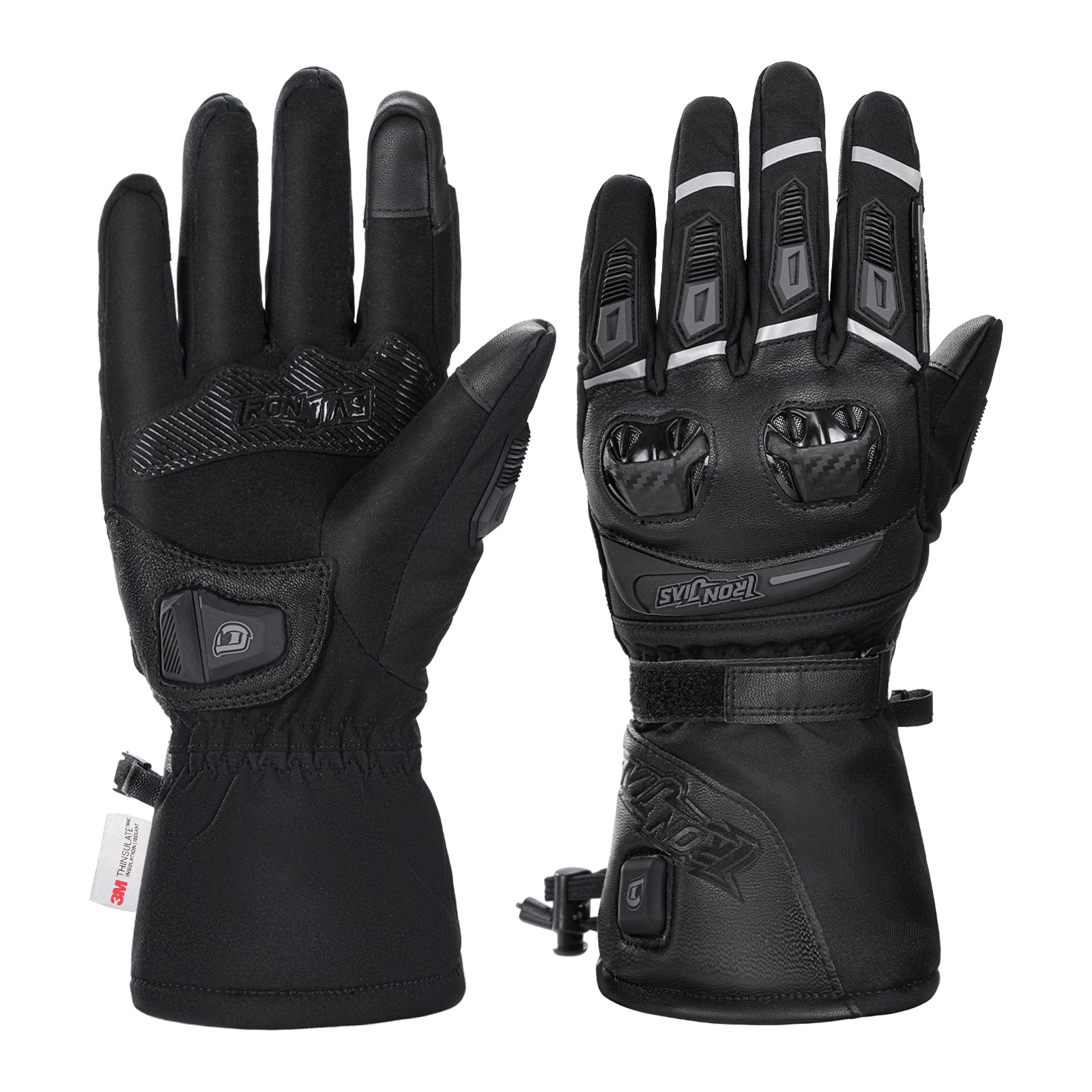 Gauntlet Heated Motorcycle Gloves