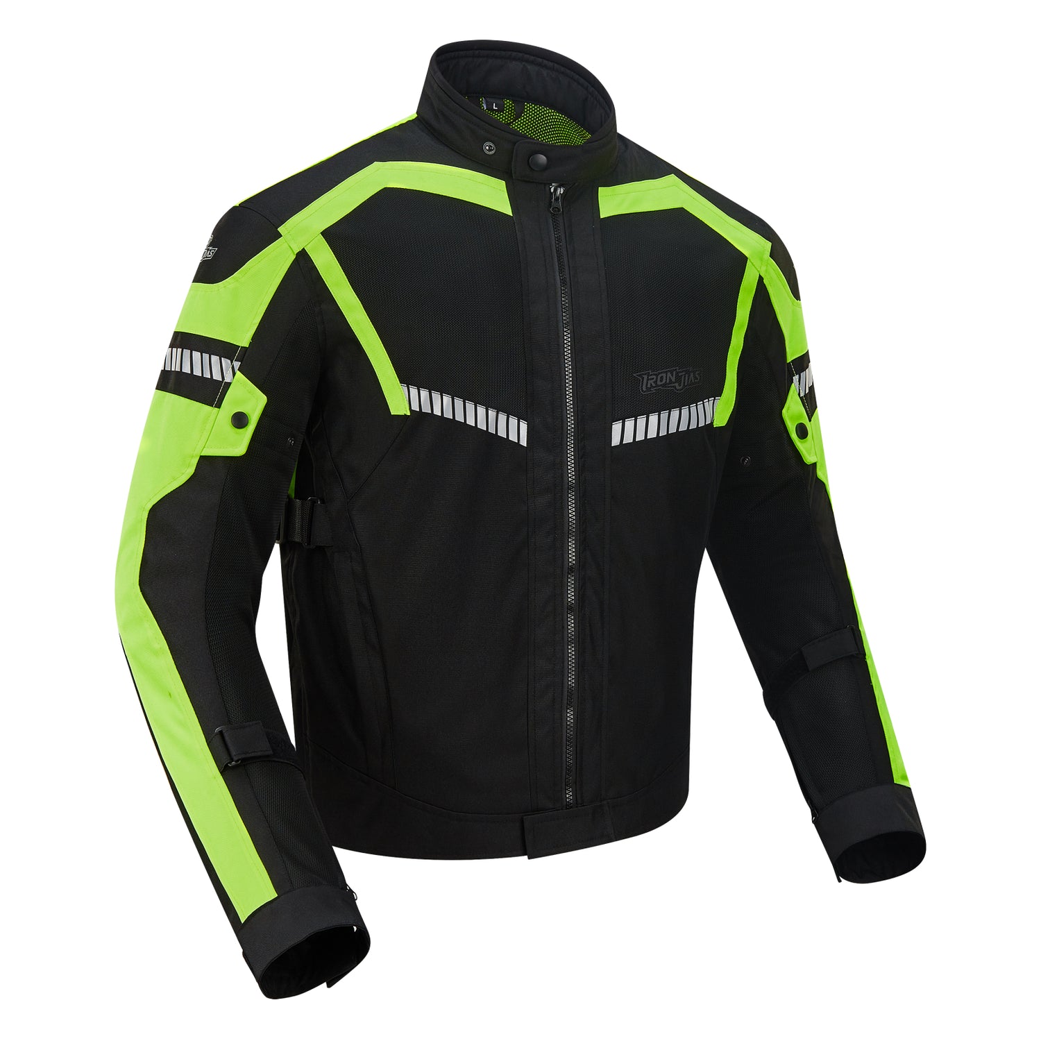 Green Breathable Protective Motorcycle Jacket