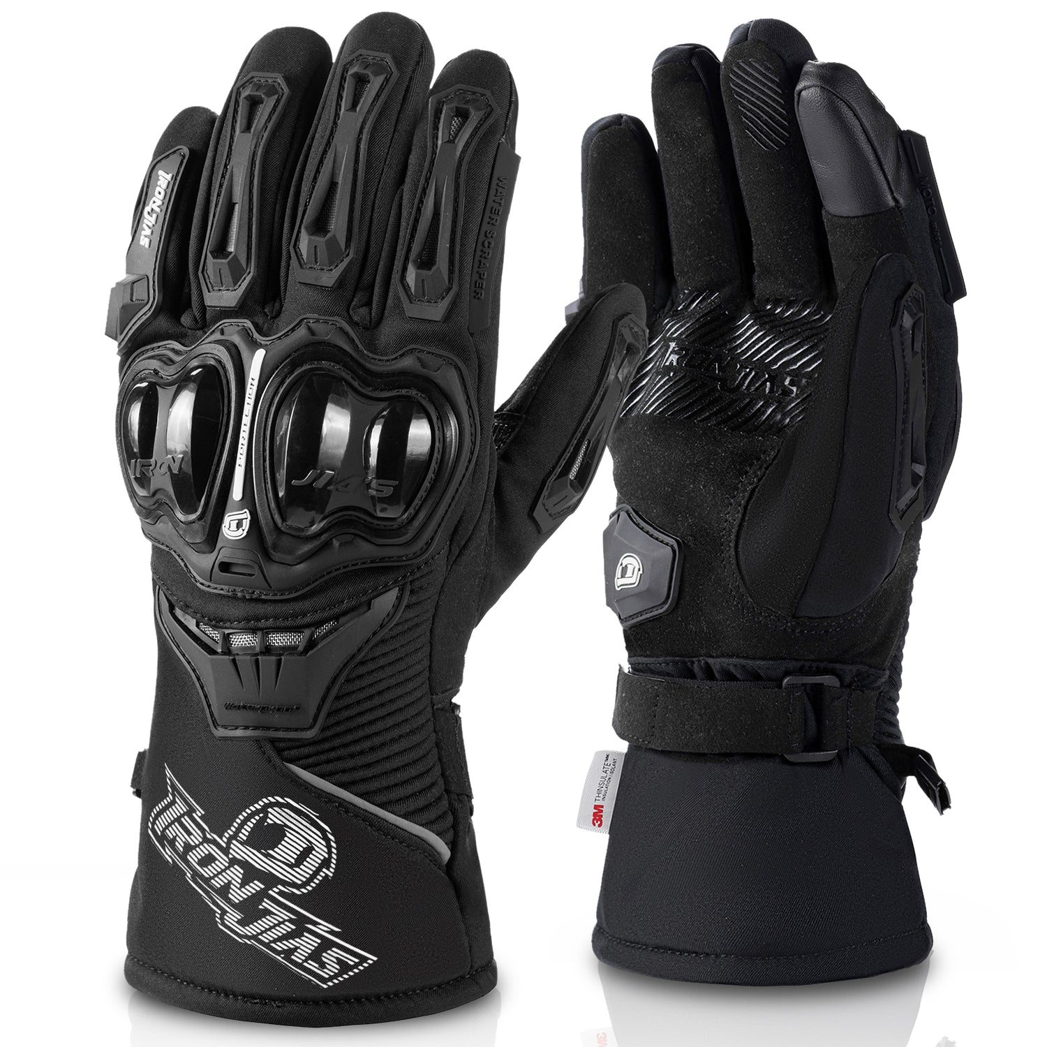 Gants moto cross unisexe protection (Couleur: No selection: Rouge, Taille:  No selection: M)