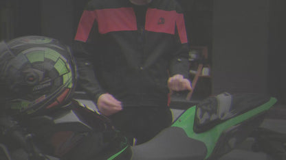 Veste de moto de fer JIA Hommes Moto Moto Veste Jacket Veste Villette avec Armure CE Protecteur